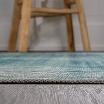 Regis Bohemian Medallion Washable Area Rug
